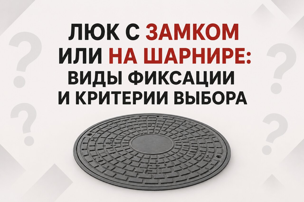Люк с замком или на шарнире: виды фиксации и критерии выбора