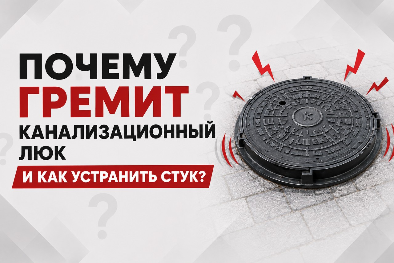 Почему гремит канализационный люк и как устранить стук