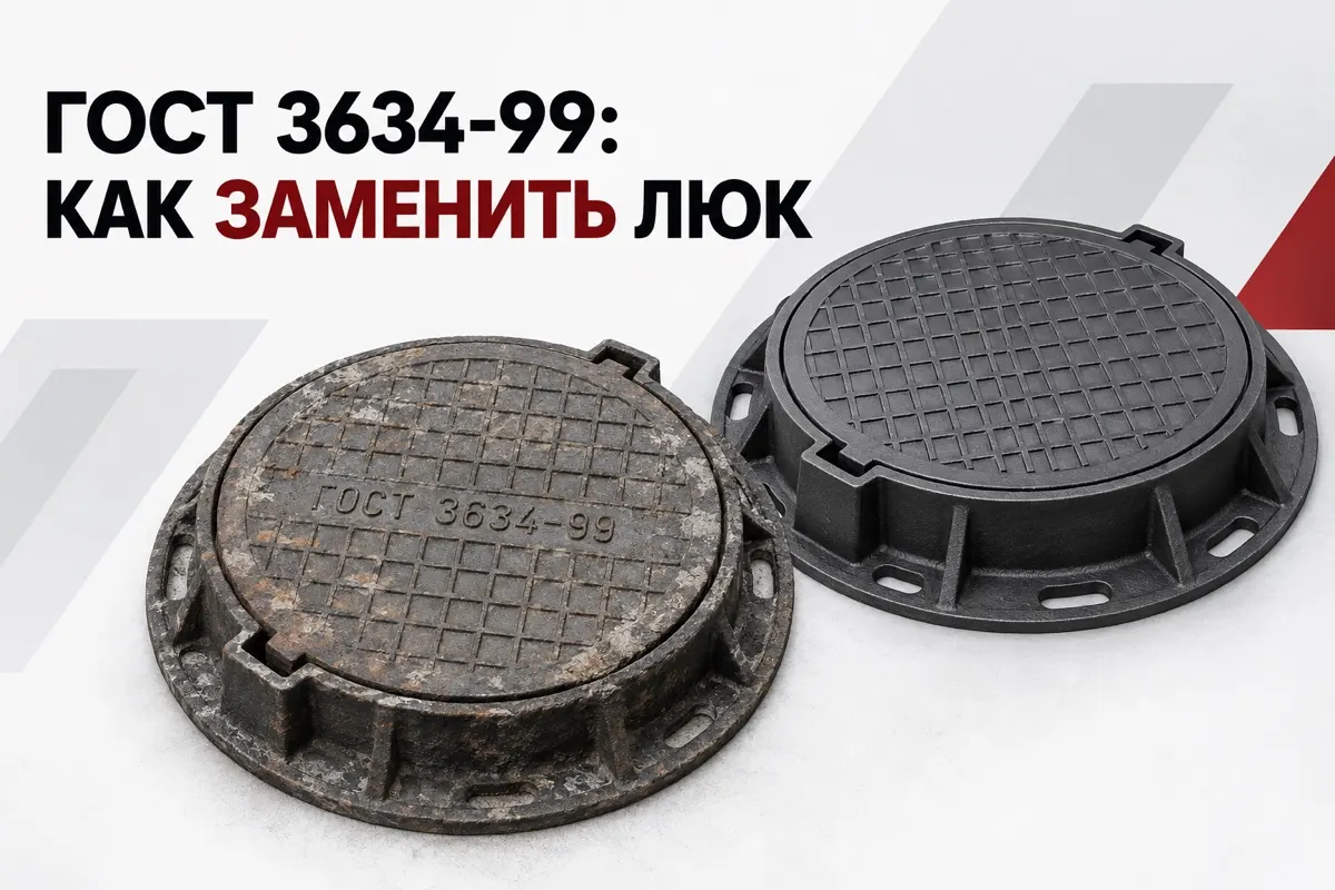 ГОСТ 3634-99 на старом люке: как подобрать замену по ГОСТ 3634-2019