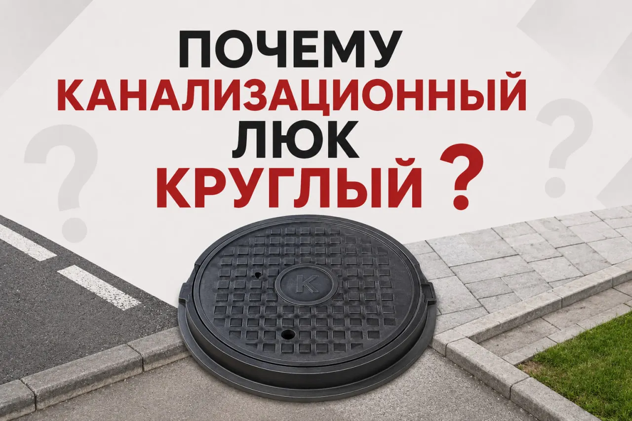 Почему канализационный люк круглый