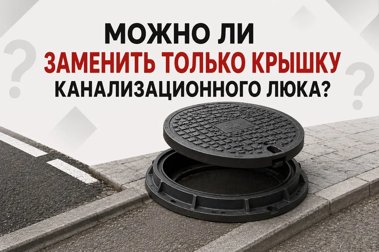 Можно ли заменить только крышку канализационного люка