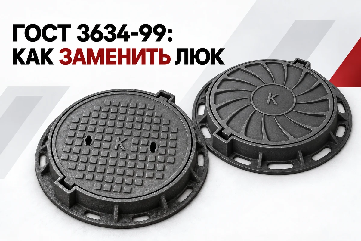 ГОСТ 3634-99 на старом люке: как подобрать замену по ГОСТ 3634-2019