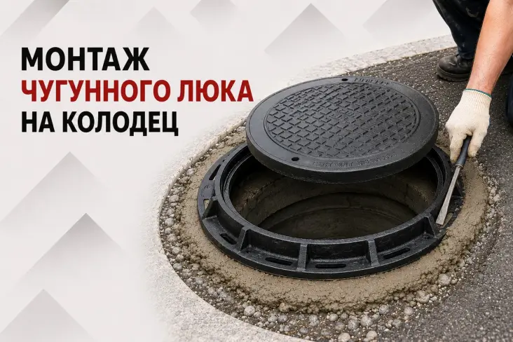 Монтаж чугунного люка на колодец: этапы и типичные ошибки
