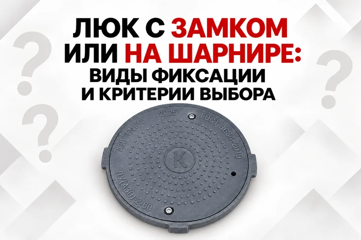 Люк с замком или на шарнире: виды фиксации и критерии выбора