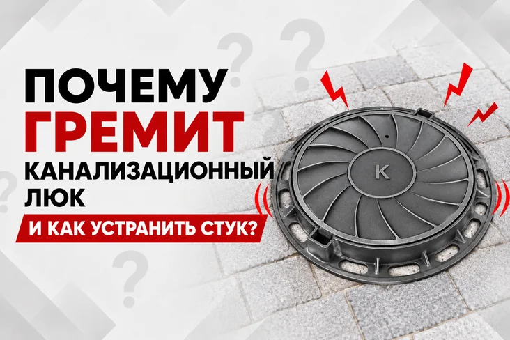 Почему гремит канализационный люк и как устранить стук