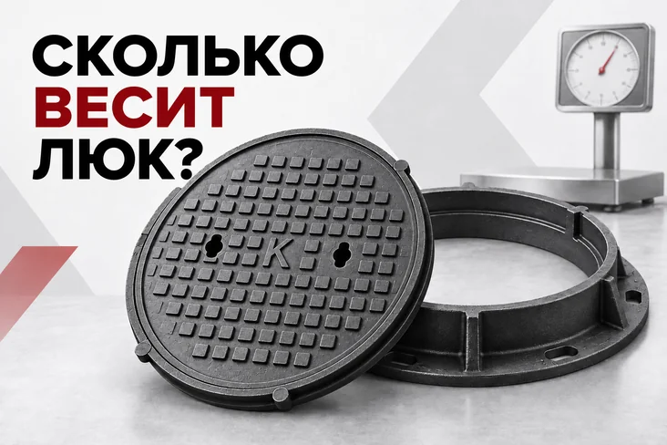 Сколько весит чугунный люк: крышка, корпус и комплект