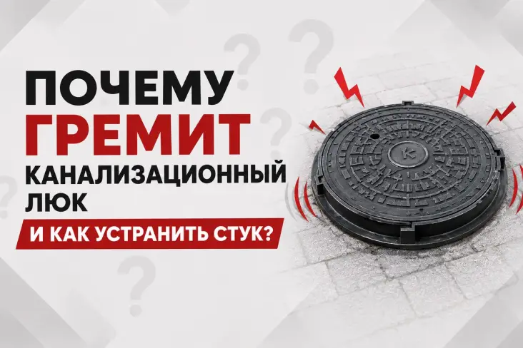 Почему гремит канализационный люк и как устранить стук