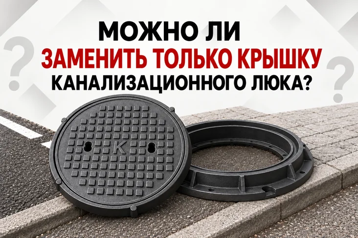 Можно ли заменить только крышку канализационного люка