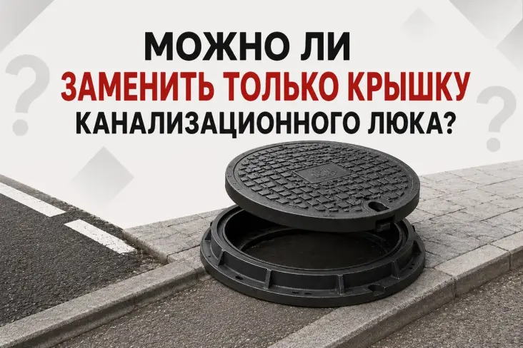 Можно ли заменить только крышку канализационного люка