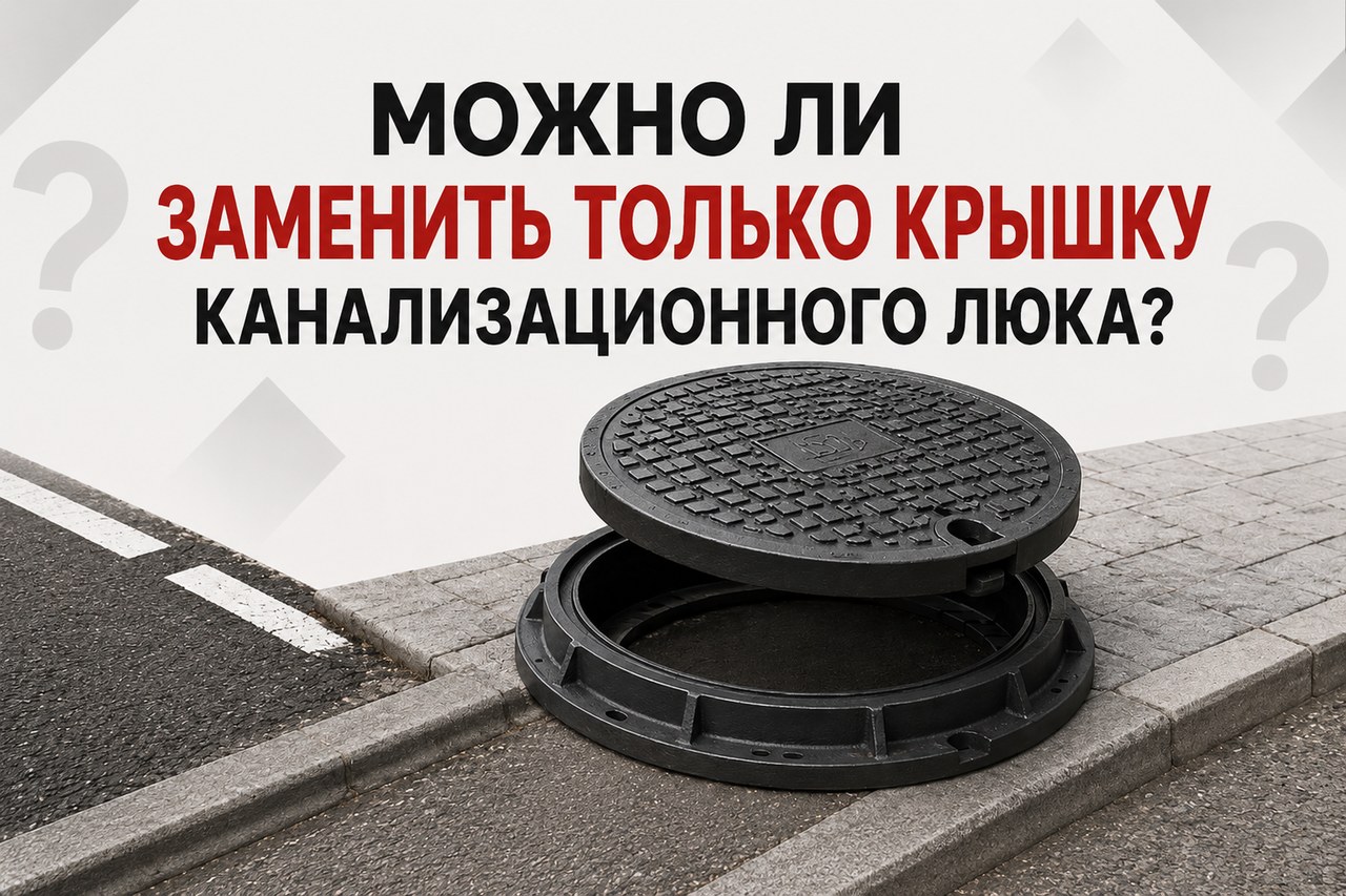 Можно ли заменить только крышку канализационного люка